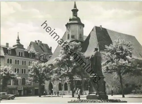 Jena - Markt - Foto-Ansichtskarte - Verlag Konsum Foku Magdeburg 60er Jahre