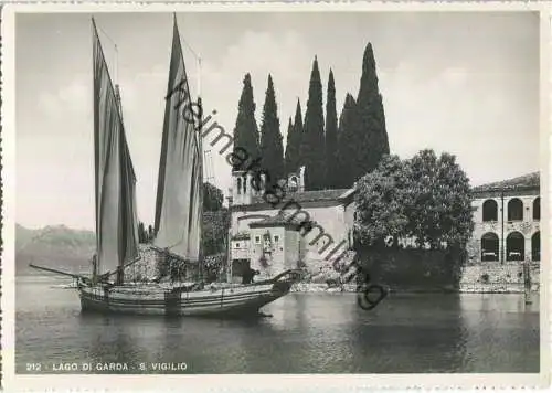 Lago die Garda - S. Vigilio - Foto-Ansichtskarte - Edizione Abele Preda Milano 1941