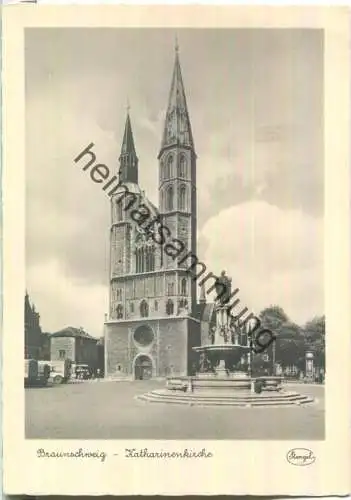 Braunschweig - Katharinenkirche - Verlag Stengel & Co. GmbH Dresden