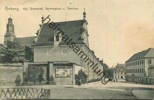 Amberg - Gymnasium und Seminar - Verlag W. H. D. 9576 gel. 1912