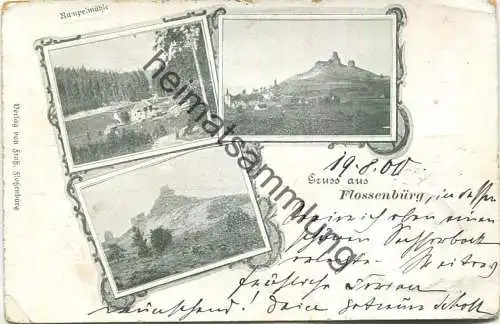 Flossenbürg - Rumpelmühle - Verlag Frass Flossenbürg - gel. 1900