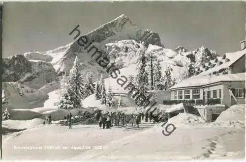 Kreuzeckhaus mit Alpspitze - Verlag Bücheler Garmisch-Partenkirchen