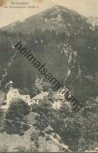 Birkenstein - Breitenstein - Verlag August Zerle München - gel. 1918