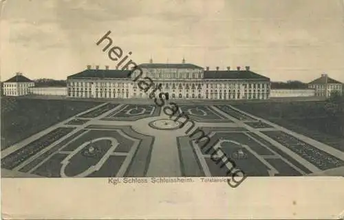 Oberschleissheim - Königliches Schloss - Verlag K. Zerle München - gel. 1911