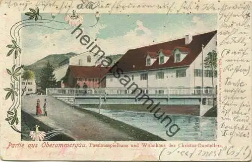Oberammergau - Passionsspielhaus - Verlag L. Fränzl & Co München gel.