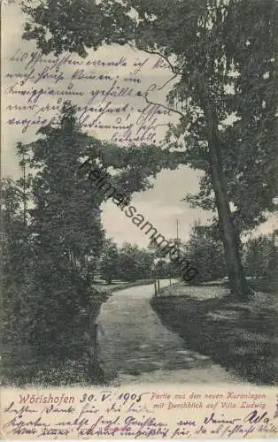 Wörishofen - Villa Ludwig - Verlag H. Hartmann Wörishofen gel. 1905