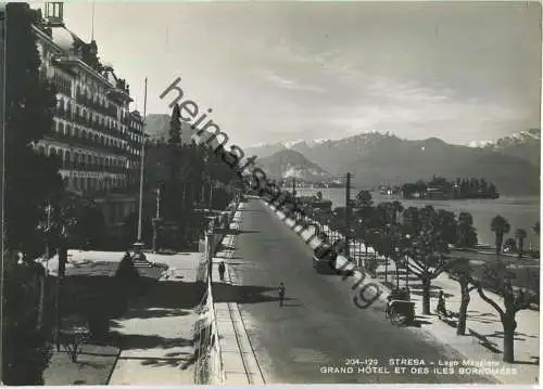 Stresa - Grand Hotel et des iles Borromees - Foto-Ansichtskarte - Edizione Orlandini Stresa