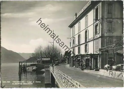 Tremezzo - Lago di Como - Albergo Bazzoni - Foto-Ansichtskarte - Edizione Brunner & C. Como