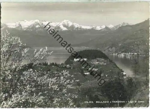Bellagio e Varenna - Lago di Como - Foto-Ansichtskarte - Editione Brunner & C. Como