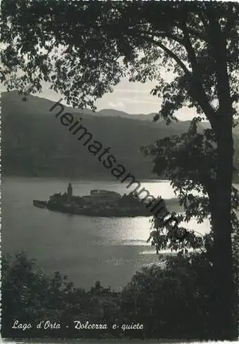Ortasee - Lago d'Orta - Dolcerra e quiete - Foto-Ansichtskarte - Editzone A. Fantini Orta San Giulio