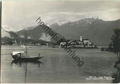 Isola Pescatori e Baveno - Foto-Ansichtskarte - Edition Menotti Thanhoffer Stresa