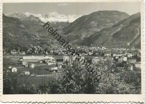 Gries-Bozen mit Rosengarten - Foto-AK Grossformat - Verlag J. F. Amonn Bolzano Nr. 39081