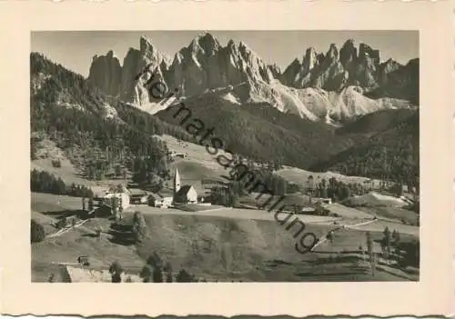 S. Maddalena - Valle di Funes - Foto-AK Grossformat - Verlag J. F. Amonn Bolzano Nr. 36199
