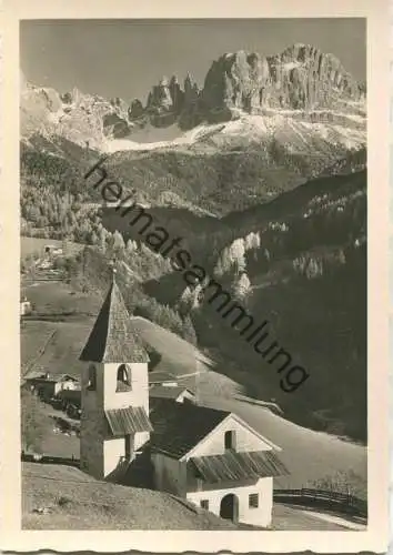 S. Cipriano col Catinaccio - Foto-AK Grossformat - Photo Wolfram Knoll - Verlag J. F. Amonn Bolzano Nr. 35649