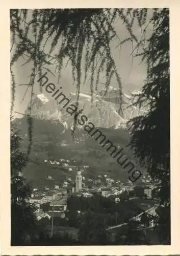 Cortina d' Ampezzo verso Tofana - Dolomiti - Foto-AK Grossformat - Photo Wolfram Knoll - Verlag J. F. Amonn Bolzano Nr.