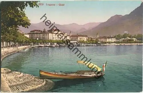 Lugano - Quai - Edition Photoglob Co. Zürich