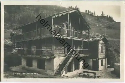 Chalet du Valsorey - Foto-AK - Edition Societe Graphique Neuchatel
