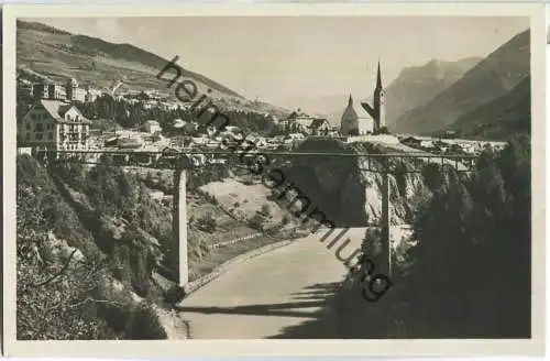 Schuls - Unterengadin - Foto-Ansichtskarte - Verlag Engadin Press Co. Samaden 20er Jahre