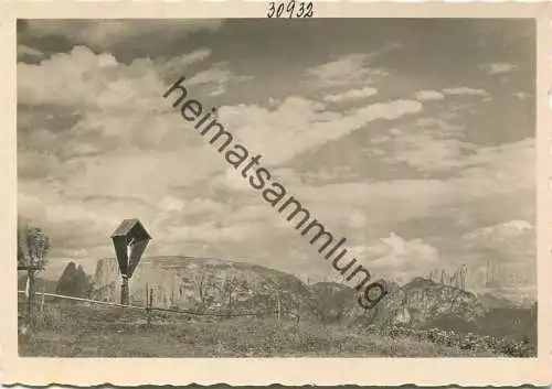 Lo Sciliar e Catinaccio visti dal Renon - Foto-AK Grossformat - Photo Wolfram Knoll - Verlag J. F. Amonn Bolzano Nr. 309