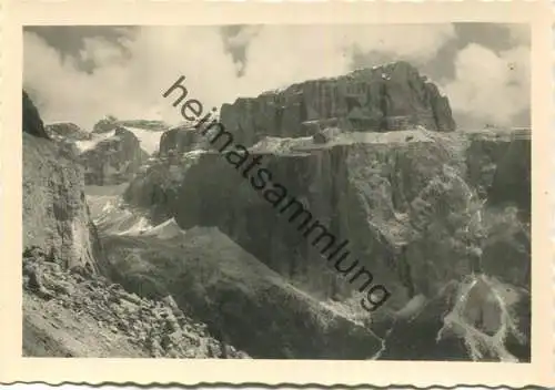 Gruppo Sella - Visto dal Passo Sella - Sellagruppe vom Sellajoch gesehen - Foto-AK Grossformat - Verlag J. F. Amonn Bolz