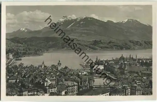 Luzern und Rigi - Foto-Ansichtskarte - Wehrliverlag Kilchberg