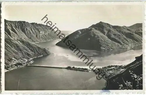 Lago di Lugano - Ponte di Melide - Foto-Ansichtskarte - Editrice Ditta G. Mayr Lugano