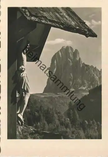 Il Sassolungo - Val Gardena - Dolomiti - Foto-AK Grossformat 40er Jahre - Photo Wolfram Knoll - Verlag J. F. Amonn Bolza