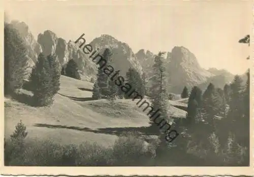 Gruppo Cir Val Gardena - Geislergruppe Gröden - Foto-AK Grossformat 40er Jahre - Verlag J. F. Amonn Bolzano Nr. 39009