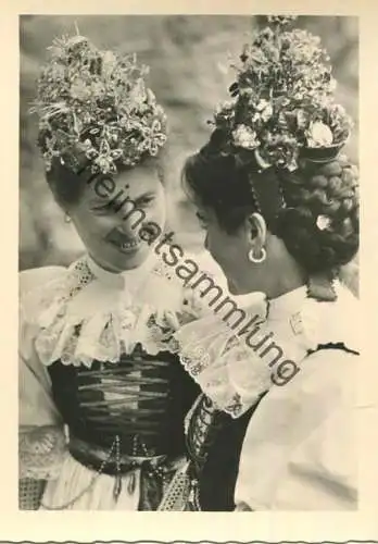 Da Castelrotto - Aus Kastelruth - Tracht - Foto-AK Grossformat 40er Jahre - Verlag J. F. Amonn Bolzano Nr. 37807/354