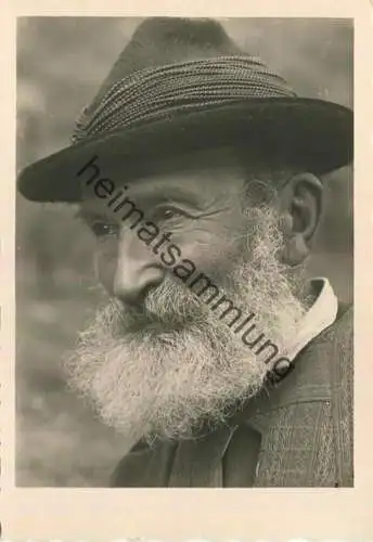 Da Merano - Charakterkopf - Foto-AK Grossformat 40er Jahre - Photograph Wolfram Knoll - Verlag J. F. Amonn Bolzano Nr. 3