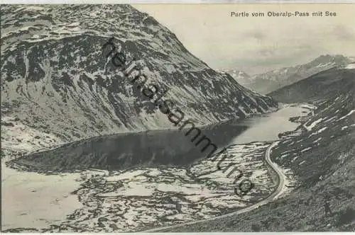 Partie vom Oberalp-Pass mit See - Verlag F. Beeler Brunnen