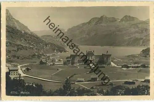 Maloja - Foto-Ansichtskarte - Verlag Wehrli AG Kilchberg
