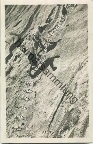 Zugspitze - Foto-Ansichtskarte - Verlag B. Johannes Partenkirchen-Garmisch