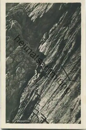 Zugspitze - Foto-Ansichtskarte - Verlag B. Johannes Partenkirchen-Garmisch