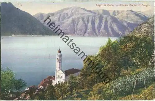 Nesso chiesa di Borgo - Lago di Como - Edizione L. Grassi Milano