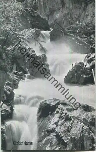 Kitzlochklamm - Foto-Ansichtskarte - Verlag J. Huttegger Salzburg 1926