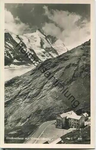 Glocknerhaus mit Grossglockner - Foto-Ansichtskarte - Verlag Theodor Strein Villach