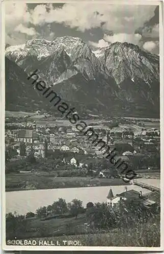 Hall in Tirol - Foto-Ansichtskarte - Verlag A. Riepenhausen Hall 1934
