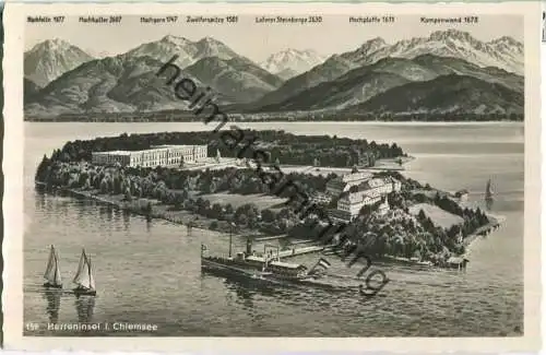 Herreninsel im Chiemsee - Foto-Ansichtskarte - Verlag Martin Herpich München
