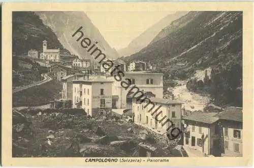 Campocologno - Puschlav - Campologno - Panorama