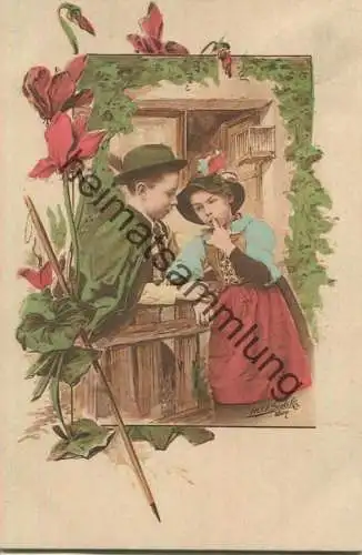 Kinder - signiert Ch. Scolik Wien gel.