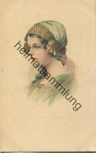 Junge Frau mit Kopftuch - Wenau Brabant 1796