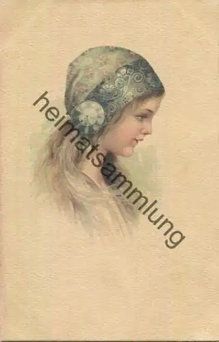 Junge Frau mit Kopftuch - Wenau Brabant 1795