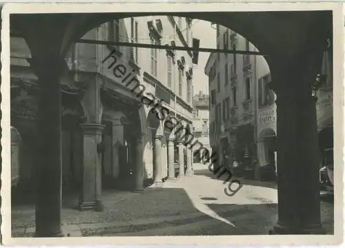 Lugano - Portici di Via Pessina - Foto-Ansichtskarte - Edizione Alfredo Finzi Lugano