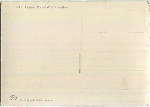 Lugano - Portici di Via Pessina - Foto-Ansichtskarte - Edizione Alfredo Finzi Lugano