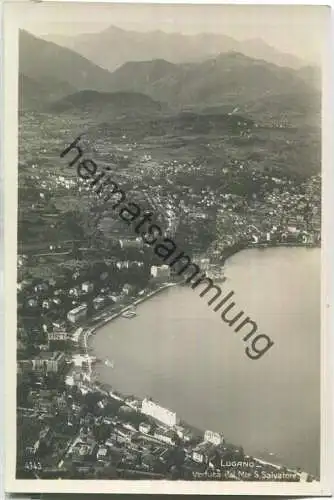 Lugano - Veduta dal Monte S. Salvatore - Foto-Ansichtskarte - Edition Perrochet-Matile Lausanne
