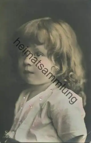 Mädchen-Portrait - handcoloriert - Verlag S. L. F. F. 2268/2 - gel. 1910