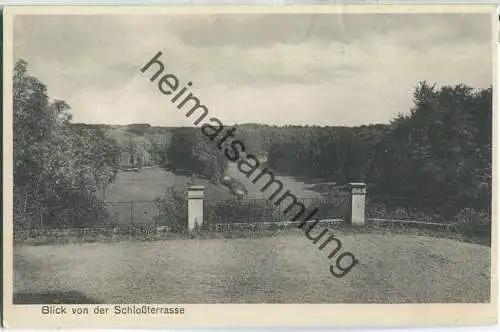 Schloss Hamborn - Blick von der Schlossterrasse - Verlag Ludwig Blum Paderborn