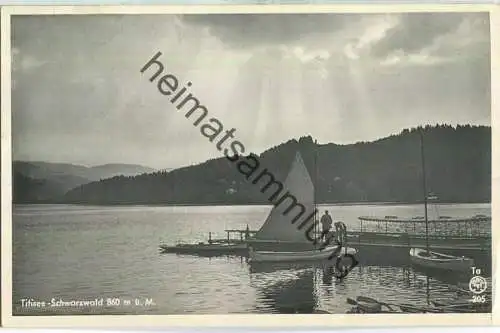 Titisee - Foto-Ansichtskarte - Verlag Ch. Franz Titisee