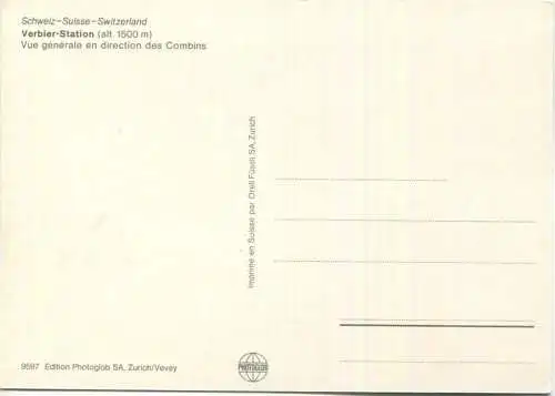 Verbier - Station - AK Grossformat